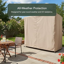 Covermates Ultima Canopy Swing Cover – Heavy-Duty 600D Ripstop Polyester, Weather-Resistant Protection, Mesh Vent, Elastic Drawcord & Corner Buckle Straps, Full Coverage 86W x 50D x 70H, Ripstop Tan