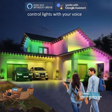 rosykite Permanent Outdoor Lights, 200ft,144 Lights, RGB+IC & Tunable White