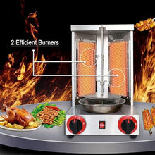 Llpsmeng Electric Doner Kebab Machine + Electric Kebab Slicer, Vertical Kebab Grill Barbecue Tool, Barbecue Skewers Machine for Commercial Home Kitchen Outdoor Garden Camping 800-1200℃