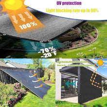 Sunblock Shade Cloth,90% Blocking Sun Shade Cloth with Grommets Mesh Tarp Black Multiple Sizes(20x24 FT)