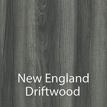 Correll Library Table New England Driftwood Finish Black