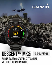 Wearable4U Garmin Descent Mk3i Titanium Dive Computer with Extra-Long Strap & Gift Bundle Mk3i Titanium w/ Titanium Band