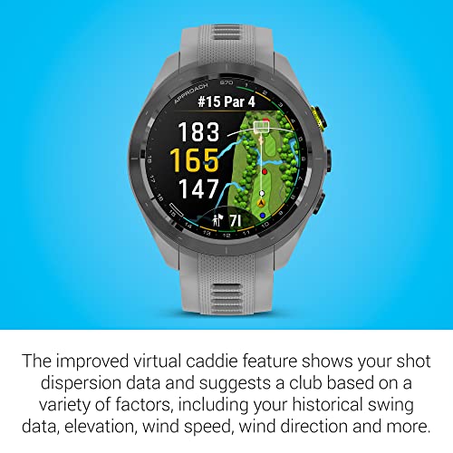 Certified Brands Garmin Approach S70 Golf Smartwatch 42mm - Powder Gray