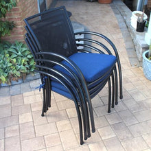KETTLER Pilano Wrought Iron Mesh Arm Chair - Set of 4