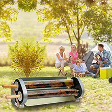 Dual-Tube Solar Oven, Portable Outdoor Solar Cooker & Grill, Solar Barbecue for 3-5 People, Ideal for Backpacking, Camping and Hiking