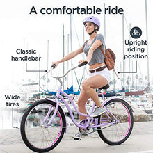 Schwinn Adult Beach Cruiser Bike Purple