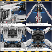 Mould King LTM11200 Technology Crane Building Set 8506 Pieces, APP Programmable White