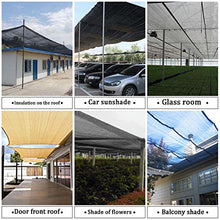 ASDOY Shade net Encrypted and Thickened Sunshade Net, Outdoor Heat Insulation, Garden Balcony Potted Shade, with Drawstring(Size:6X15M)