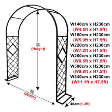 Garden Trellis, Metal Garden Trellis Wedding Arch with Base Or Ground Stakes Multicolor Multiple Sizes(Green-b,140x230cm/4.5x7.5ft)