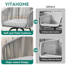 YITAHOME Patio Bar Stools Set of 4