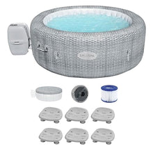Bestway SaluSpa Honolulu AirJet Inflatable Hot Tub with 140 Jets & 6 Adjustable Seats Gray