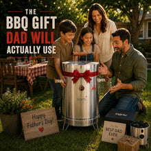 INGRILL Medium 25 lbs Vertical Stainless Steel Barrel Smoker Grill, 3-in-1 Charcoal BBQ to Smoke, Grill & Bake, Low-Smoke Design with Complete Accessory Kit for Backyard, Patio & Camping