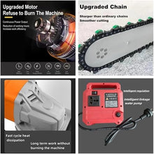 7800/8800W Concrete Saw,Concrete Chain Saw,Wall Chaser,Electric Wall Grooving Cutting Machine Chaser,for Slotting Brick Marble (480 2GuidePlateandChain)