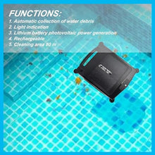 MZGYYD Cordless Pool Cleaner Robot, Working Time: 5 Hours, with Obstacle Sensing,for Cleaning Courtyard Pools Fallen Leaves