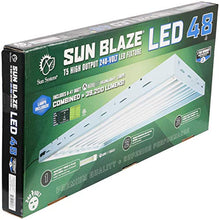 Sun Blaze HGC960487 T5 LED 48 - 4 ft Fixture, 8 Lamp, 240V - Indoor Grow Light Fixture For Hydroponic & Greenhouse Use, White
