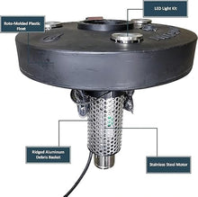 Hydro-Torque Series Typhoon Pond Aerator | 3/4 HP | Pond Aerator Pump for Small & Large Ponds | Timer