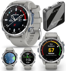 Wearable4U Garmin Descent Mk3 & Mk3i Titanium Dive Computer Mk3 Stainless Steel