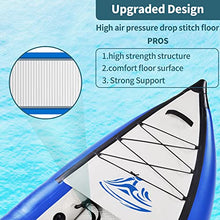 Loyaltaling Boating Equipment Inflatable Kayak Set with Paddle and Air Pump Blue and White
