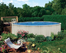 Crystal Bay Above Ground Pool Package - Featuring: Sand Filter, Pump, Filter, and A Frame Ladder (24')