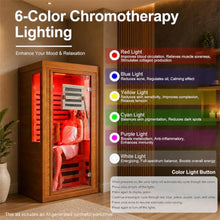 CedarLuma Infrared Sauna with FDA-Certified Red Light Therapy 660nm & 850nm