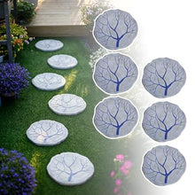 Kunovo Garden Stepping Stone Imitation Wood Grain, Realistic Trunk Modeling Decorative Stones, Weatherproof Pathway Backyards Courtyard Landsaping Paver (Size : 6PCS), 58741