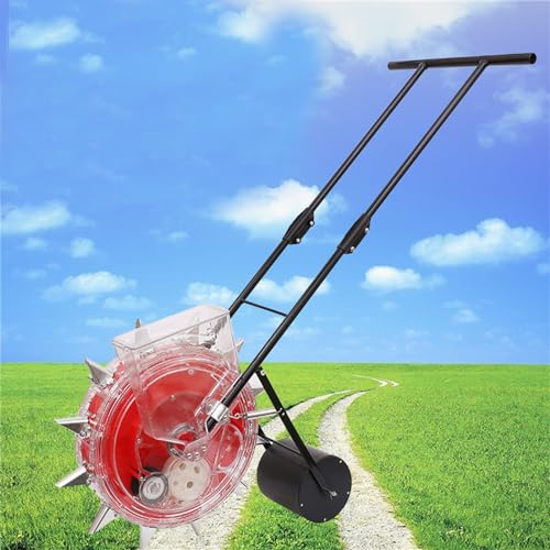 Garden Seed Planter Spreader,Lawn & Garden Spreaders,Precise Seeding Machine,Handheld Seeding Machine,Roller Corn Seeder,Fertiliser Spreader,Planting Depth 3.5-7.8 cm,9holes