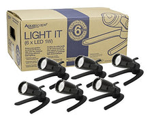 Aquascape 1 Watt LED Pond and Garden Spotlight Pack (Set of 6), Waterproof | 84045