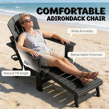 Seeheool Outdoor Folding Fire Pit Chair,Adirondack Chair Set of 2,Outdoor Fire Pit Chair