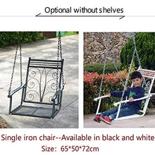 KYTGFH Outdoor Garden,Outdoor Porch SwingCushioned Swing with Pillow,Single Swing Chair,Heavy Duty Hammock Chair,Fun for All Ages
