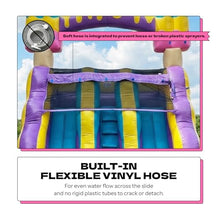 POP JUMP 16ft Ice Pop Inflatable Wet Dry Dual Slide with Pool & Blower