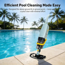 zcjysqav Cordless Handheld Pool Vacuum, Rechargeable Pool Cleaner for Spa Hot Tub & Small Pool with Powerful Suction