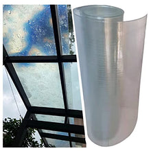 PHLEPS Clear Acrylic Plastic Sheet Polycarbonate Greenhouse Cover 1.2mm - Canopy Awning Covering - Impact Resistant - UV Resistant - Apply to Greenhouse Plants Windproof Frost Proof(1.5x18m)