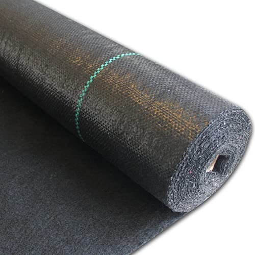 Vapor Barrier Supply - 3.2oz Premium Landscape Fabric Heavy Duty - (15' x 300') - Commercial Grade Landscape Fabric, Woven Landscaping Fabric, Ground Cover for Gardening, Farming, Agriculture