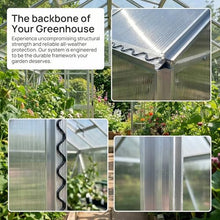 Aetherion 6.6ft Greenhouse Wiggle Wire and U-Channel, 10/20 Pack PVC Coated Spring Wire & Aluminum Lock Channel Bundle for Greenhouse Plastic Cover Or Sunshade Fabric Accessories Installation 20