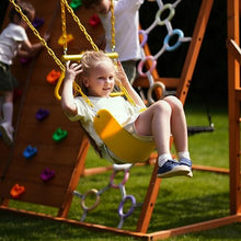 Avenlur Sycamore Ultimate Climbing Set with Swings & Trapeze Bar Colorful