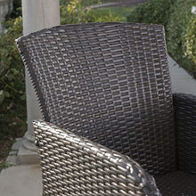 Great Deal Furniture Callum Outdoor Wicker 5-Pc Bar Table Set Multibrown