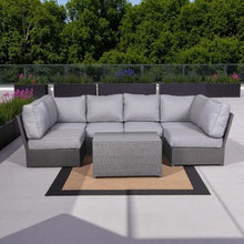 callmego Premium All-Weather Wicker Outdoor Sofa Set with Thick Cushions for Patio, Deck or Balcony Seating