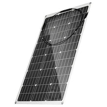 300W/150W Solar Panel 18V Semi-Flexible Monocrystalline Solar Cell DIY Cable Waterproof Outdoor Car RV Rechargeable Power System (150w) (300w)