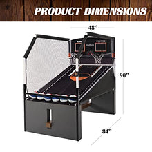 Barrington Billiards Urban Arcade Basketball Game with Electronic Scoring Black/White/Orange/Cement/Woodgrain