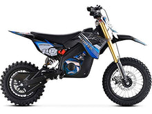 MotoTec 36v Pro Electric Dirt Bike 1000w Lithium Blue