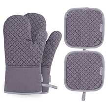 UOHLCX HBJWOV Set Of Oven Mitt And Heat Resistant Pot Holder Pad Protective Gloves The Goods For Kitchen