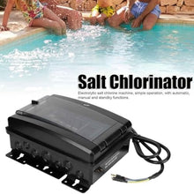 Pool Salt Water Chlorinator, 10/15/20/30/50g/h Salt Water Pool Chlorine Generator System, 10-40℃ Water Temperature Electrolyzer Swimming Pool Salt Chlorinator(50g/h)