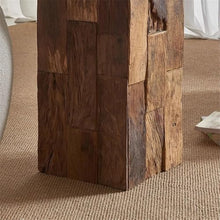 M3b6G8p1 bonsai pot stand Vintage Square Tree Stump Wooden Base(Medium)