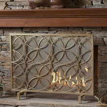 Fireplace Screen Iron Fireplace Screen Single Panel Fire Protection Fence Fireplace Decoration Accessories Fireplace Fireplace Screen