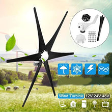 AISINILALAO 10000W Horizontal Wind Turbine Generator Kits, 12V -48V Off Grid System Hybrid Charge Controller,Turbines Wind Turbine Energy Generators,12v