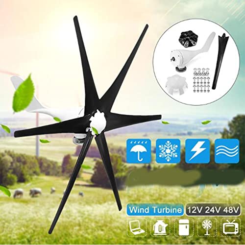 AISINILALAO 10000W Horizontal Wind Turbine Generator Kits, 12V -48V Off Grid System Hybrid Charge Controller,Turbines Wind Turbine Energy Generators,12v