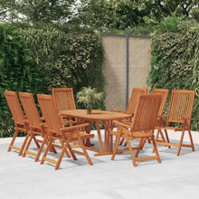 YUOGHRTFE Solid Eucalyptus Wood Folding Patio Chairs 8 Pack