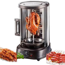 KJLYLPP Vertical Rotisserie Oven Grill,Electric Rotisserie Grill,360°Rotating Rotisserie Grill,1380w,21l BBQ Meat Machine,with Heat Resistant Door