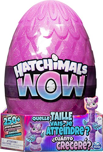Hatchimals Wow Llalacorn 32-Inch Interactive Hatchimal Purple
