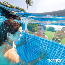 Intex Clearview Prism Frame Above Ground Swimming Pool Gray